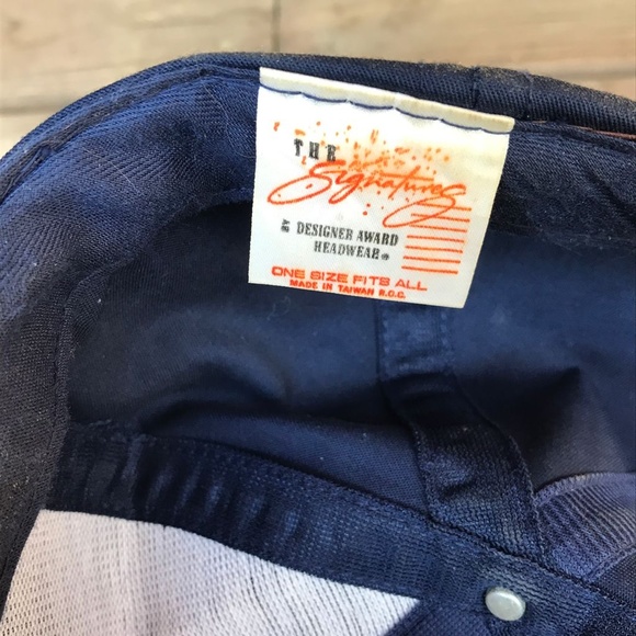 Vintage 90s SYRACUSE ORANGEMEN Signature Cap Hat - Picture 4 of 5